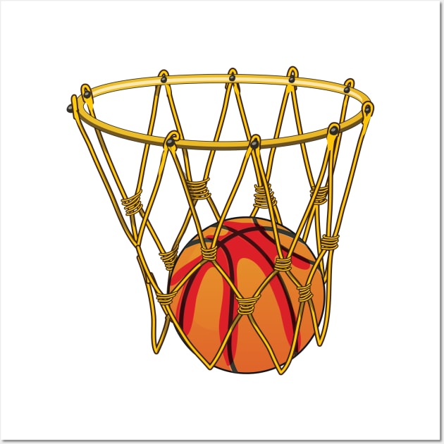 Basketball Hoop Wall Art by nickemporium1